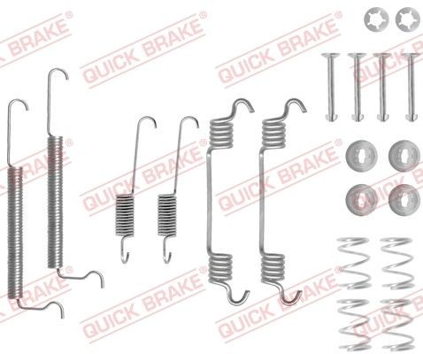 1050709 Quick Brake Комплект монтажный задних барабанных колодок